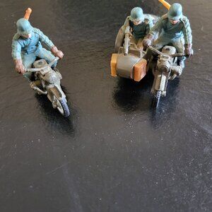 Britains LTD set of 2 German motorcycles and riders
